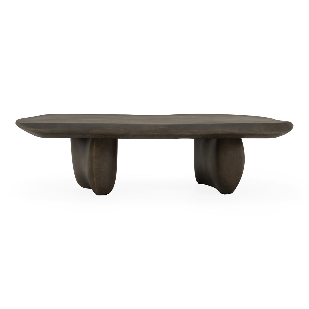 Slone - Modern Brown Fiberform Coffee Table