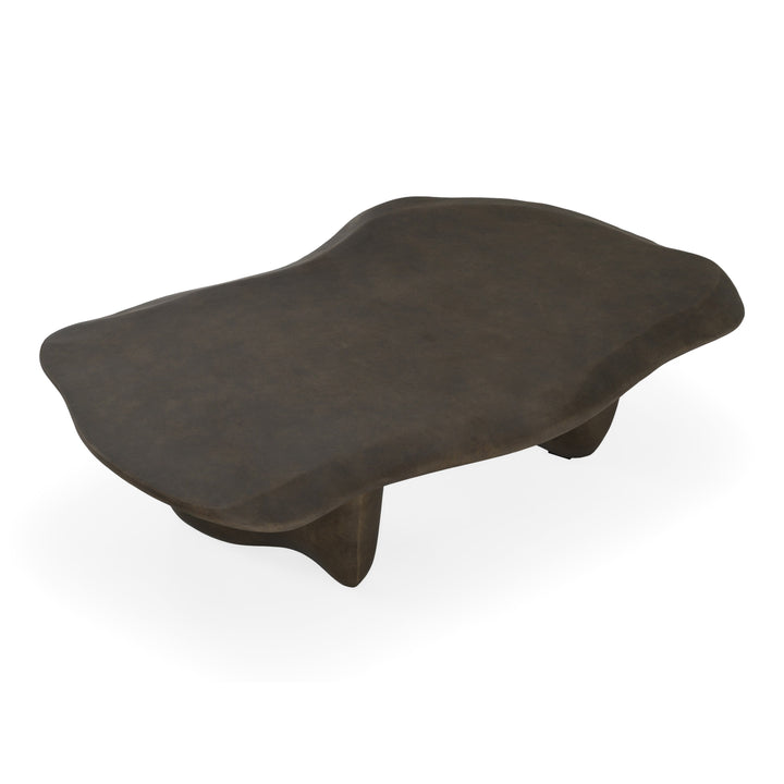 Slone - Modern Brown Fiberform Coffee Table