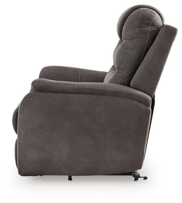 Snowfield Power Lift Recliner - Dark Gray Power Lift Recliner modern furniture Contempo Furniture