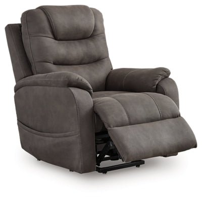 Snowfield Power Lift Recliner - Dark Gray Power Lift Recliner modern furniture Contempo Furniture
