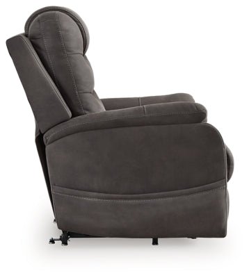 Snowfield Power Lift Recliner - Dark Gray Power Lift Recliner modern furniture Contempo Furniture