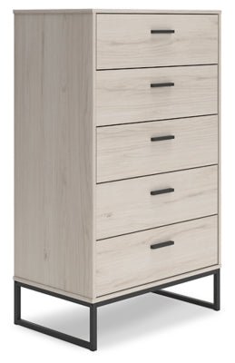 Socalle Chest of Drawers - Beige Accent Chest modern furniture Contempo Furniture