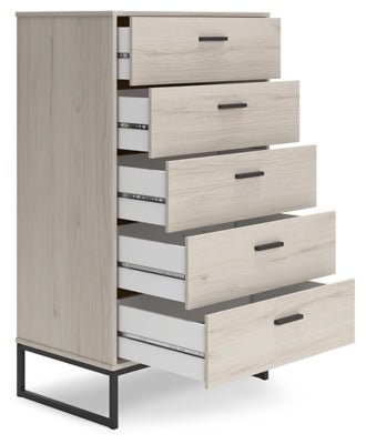 Socalle Chest of Drawers - Beige Accent Chest modern furniture Contempo Furniture