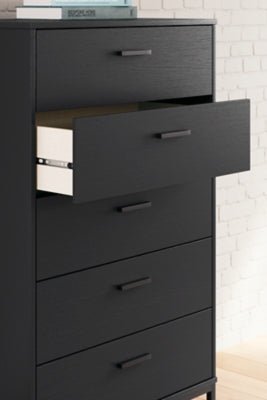 Socalle Chest of Drawers - Black Accent Chest modern furniture Contempo Furniture