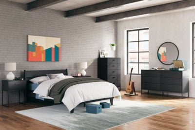 Socalle Chest of Drawers - Black Accent Chest modern furniture Contempo Furniture