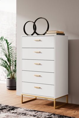 Socalle Chest of Drawers - White Accent Chest modern furniture Contempo Furniture