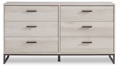 Socalle Dresser - Beige Dresser modern furniture Contempo Furniture