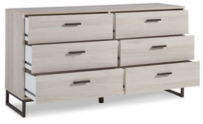 Socalle Dresser - Beige Dresser modern furniture Contempo Furniture