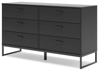 Socalle Dresser - Black Dresser modern furniture Contempo Furniture