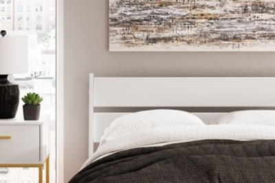 Socalle Full Panel Platform Bed - White Panel Bed modern furniture Contempo Furniture