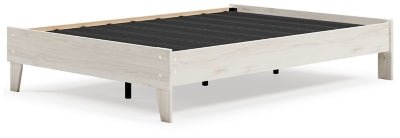 Socalle Full Platform Bed - Beige Platform Bed modern furniture Contempo Furniture