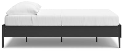 Socalle Full Platform Bed - Black Platform Bed modern furniture Contempo Furniture