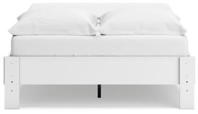 Socalle Full Platform Bed - White Platform Bed modern furniture Contempo Furniture