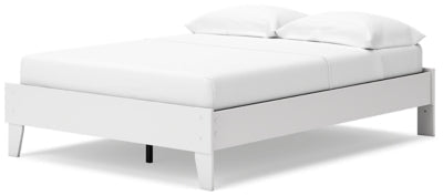 Socalle Full Platform Bed - White Platform Bed modern furniture Contempo Furniture