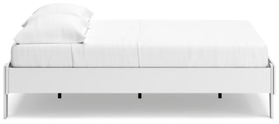 Socalle Full Platform Bed - White Platform Bed modern furniture Contempo Furniture