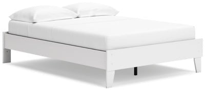 Socalle Full Platform Bed - White Platform Bed modern furniture Contempo Furniture