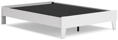 Socalle Full Platform Bed - White Platform Bed modern furniture Contempo Furniture