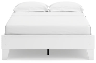 Socalle Full Platform Bed - White Platform Bed modern furniture Contempo Furniture
