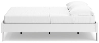 Socalle Full Platform Bed - White Platform Bed modern furniture Contempo Furniture