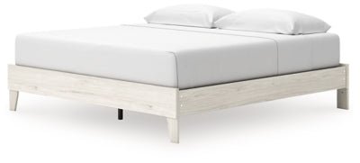 Socalle King Platform Bed - Beige Platform Bed modern furniture Contempo Furniture