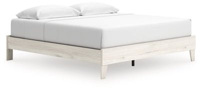 Socalle King Platform Bed - Beige Platform Bed modern furniture Contempo Furniture