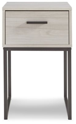 Socalle Nightstand - Beige Accent Nightstand modern furniture Contempo Furniture