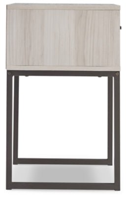 Socalle Nightstand - Beige Accent Nightstand modern furniture Contempo Furniture