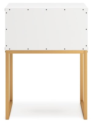 Socalle Nightstand - White Accent Nightstand modern furniture Contempo Furniture