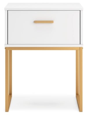 Socalle Nightstand - White Accent Nightstand modern furniture Contempo Furniture