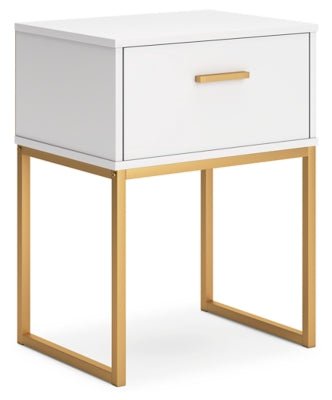 Socalle Nightstand - White Accent Nightstand modern furniture Contempo Furniture