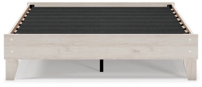 Socalle Queen Platform Bed - Beige Platform Bed modern furniture Contempo Furniture