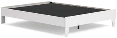 Socalle Queen Platform Bed - White Platform Bed modern furniture Contempo Furniture