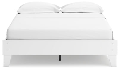 Socalle Queen Platform Bed - White Platform Bed modern furniture Contempo Furniture