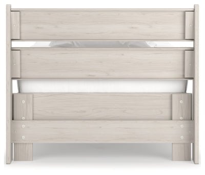 Socalle Twin Panel Platform Bed - Beige Platform Bed modern furniture Contempo Furniture