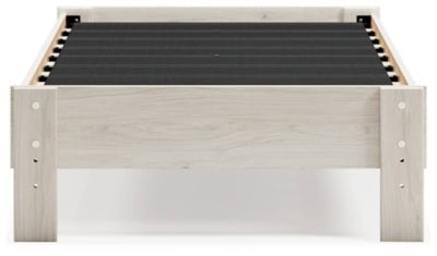 Socalle Twin Platform Bed - Beige Platform Bed modern furniture Contempo Furniture