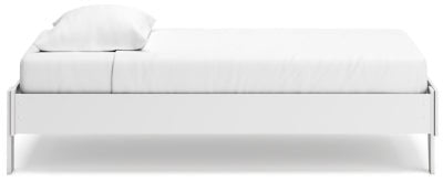 Socalle Twin Platform Bed - White Platform Bed modern furniture Contempo Furniture