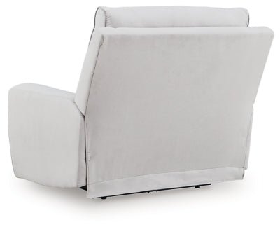 Social Pointe Power Recliner - Gray Reclining Chair modern furniture Contempo Furniture