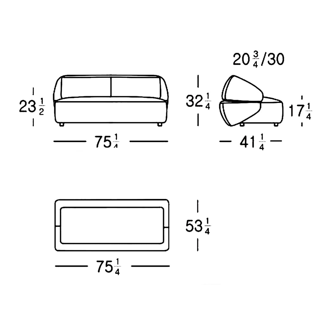 Lerner - Modern Dark Grey Fabric Sofa Bed