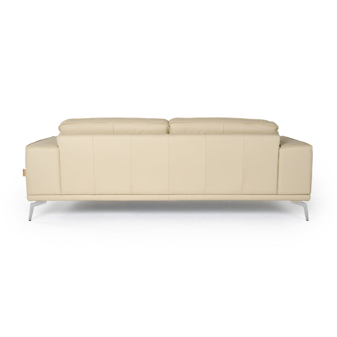 Soho - Italian Off White Leather Sofa