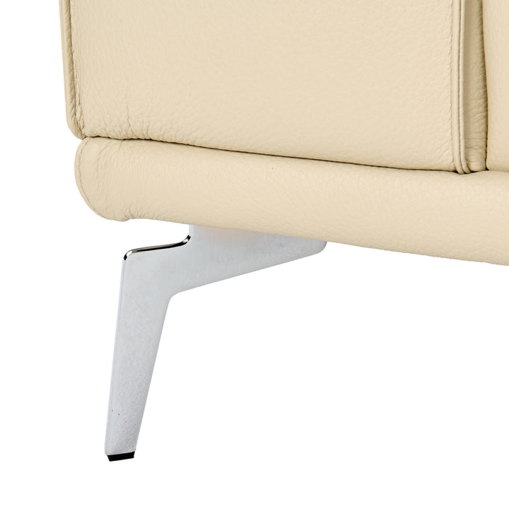 Soho - Italian Off White Leather Sofa