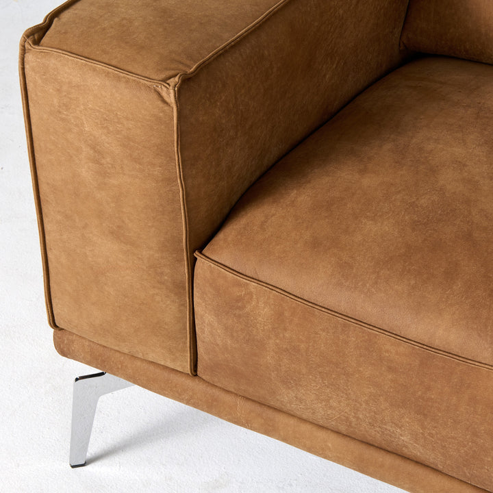 Soho - Italian Cognac Leather Armchair