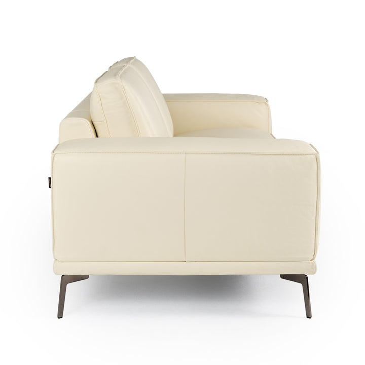 Soho - Italian Ivory Leather Sofa
