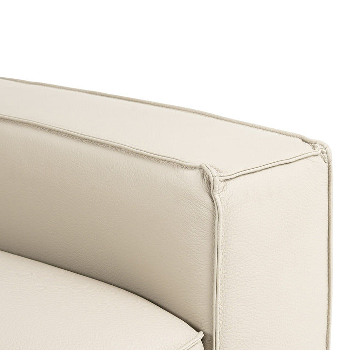Soho - Italian Grey Oyster Leather Armchair