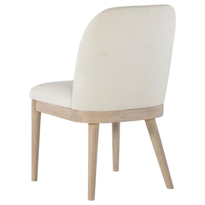 Solano 7 - Piece Extension Dining Set Weathered Mango Wood Table &amp; 6 Chairs Arm Chair modern furniture Contempo Furniture