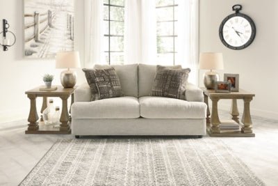 Soletren Loveseat - Beige Stationary Loveseat modern furniture Contempo Furniture