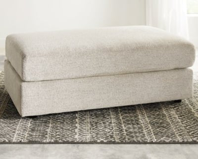 Soletren Oversized Ottoman - Beige Accent Ottoman modern furniture Contempo Furniture