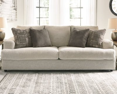 Soletren Sofa - Beige Stationary Sofa modern furniture Contempo Furniture