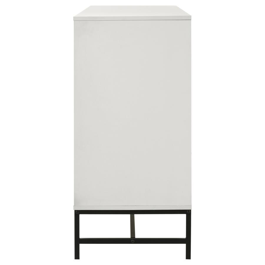 Sonora - 6 - Drawer Bedroom Dresser - White Dressers modern furniture Contempo Furniture