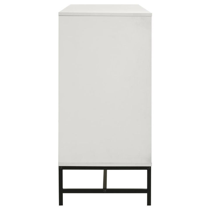 Sonora - 6 - Drawer Bedroom Dresser - White Dressers modern furniture Contempo Furniture