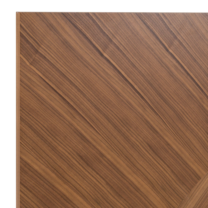 Soren  Modern Walnut Bed